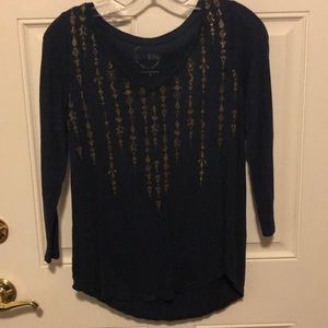 Lucky Brand 3/4 sleeve Tee